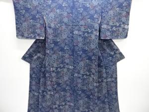 花車模様小紋着物